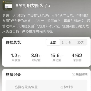 出去玩一次，朋友圈发一年……年轻人开始“预制”朋友圈？ ... ...