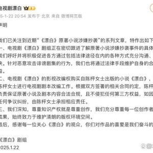热播剧《漂白》被指抄袭，剧组发声明回应